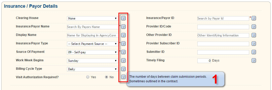 Insurance Payor Information Help Center