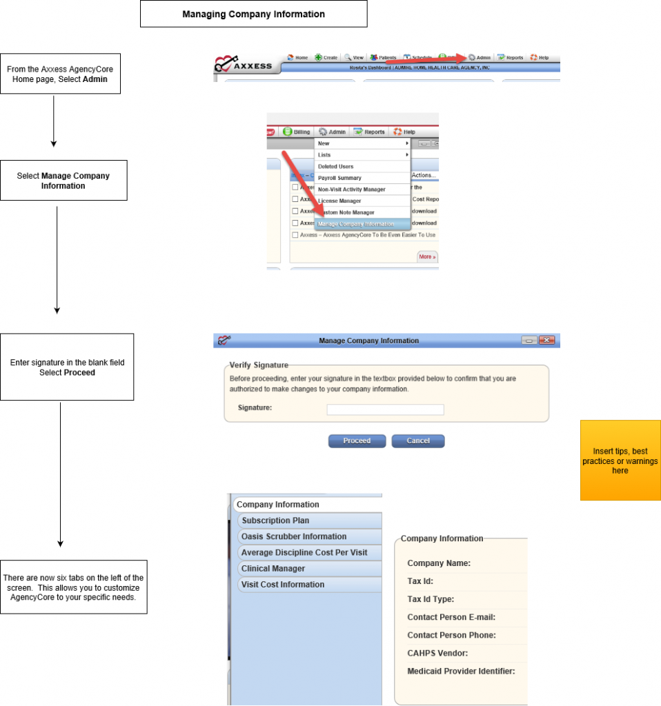 Managing Company Information - Help Center