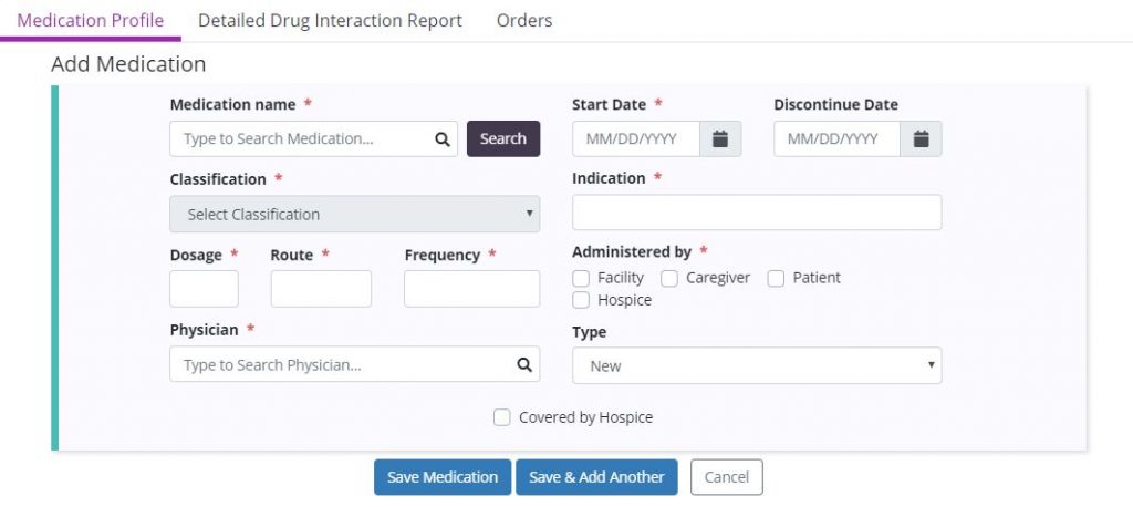 Medication Profile - Help Center