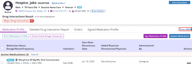 Electronic Medication Administration Record (eMAR) - Help Center